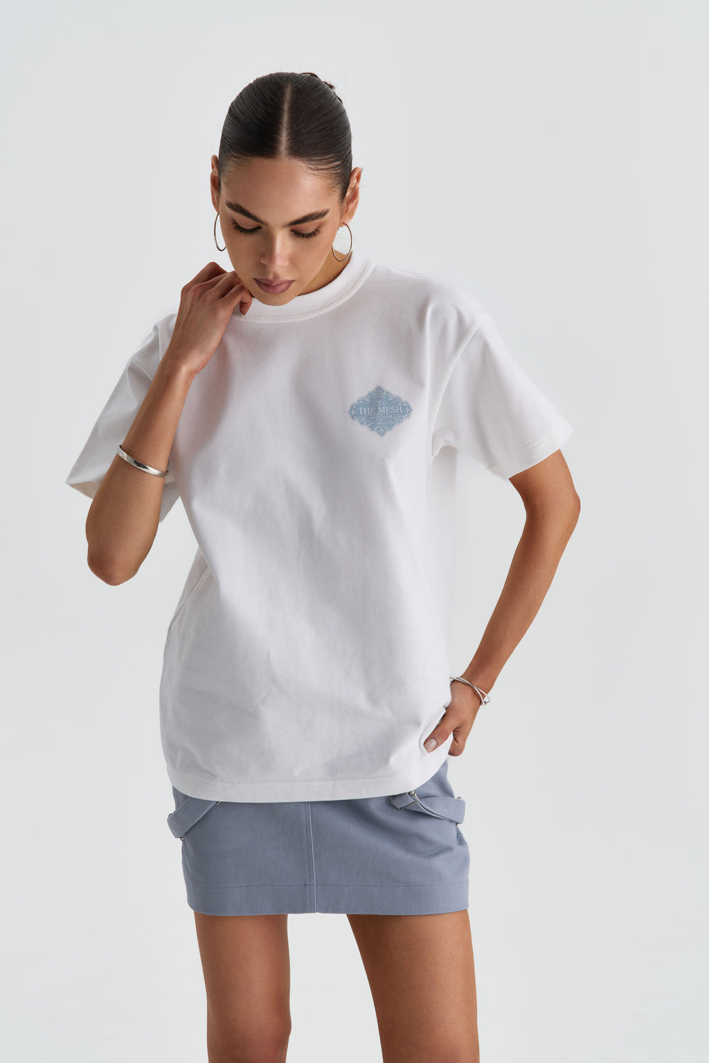 Футболка Chez Mesh blue