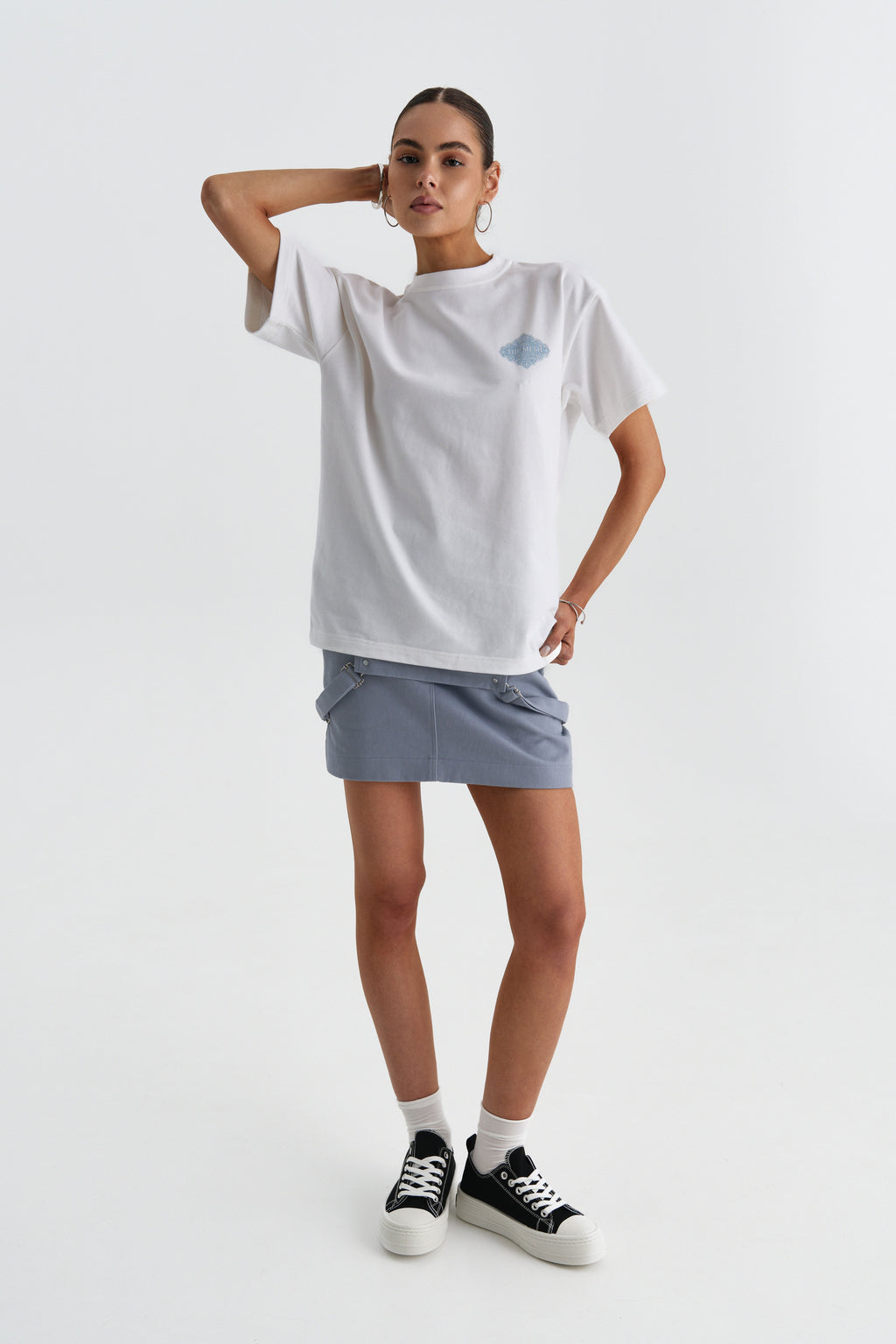 Футболка Chez Mesh blue