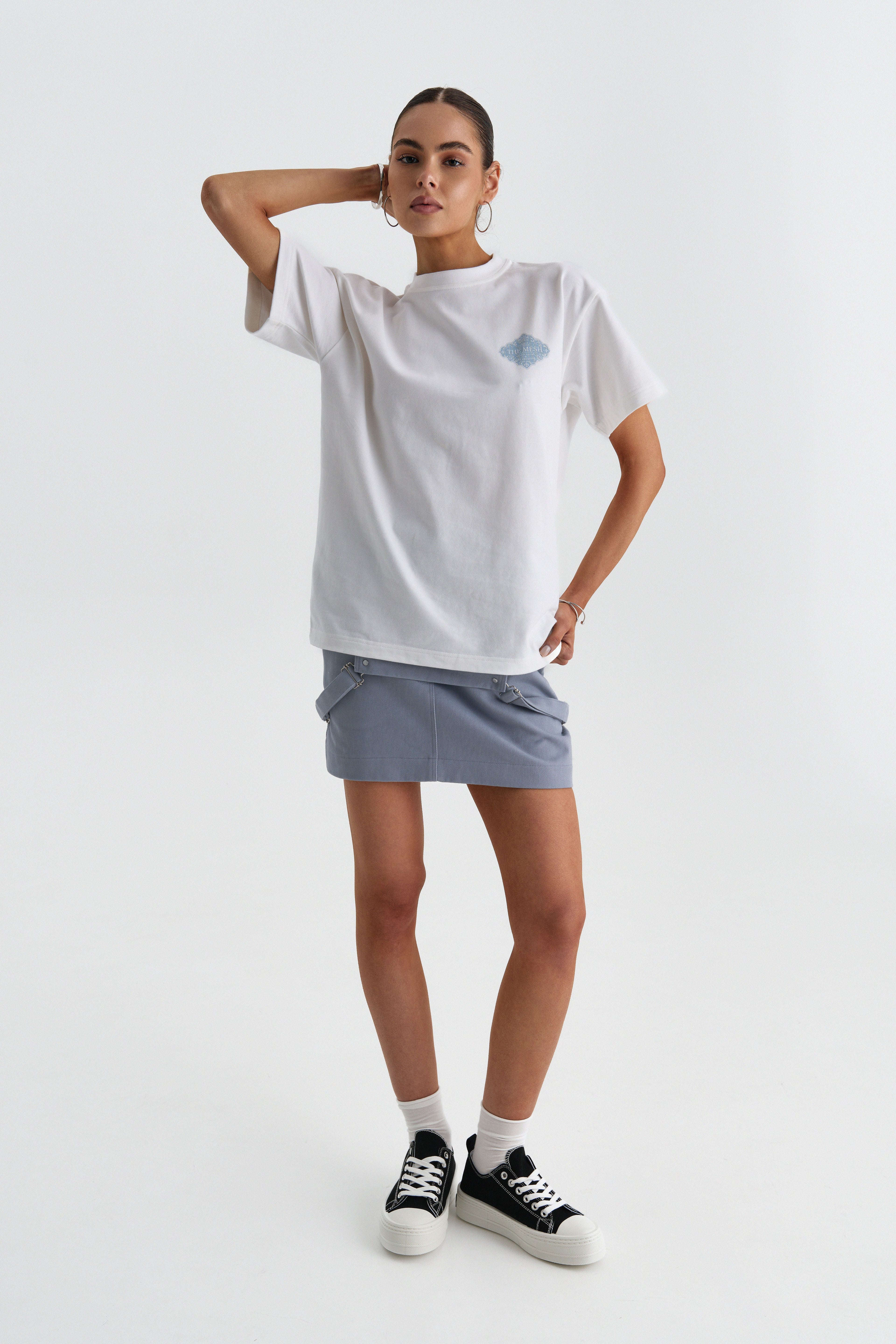 Футболка Chez Mesh blue